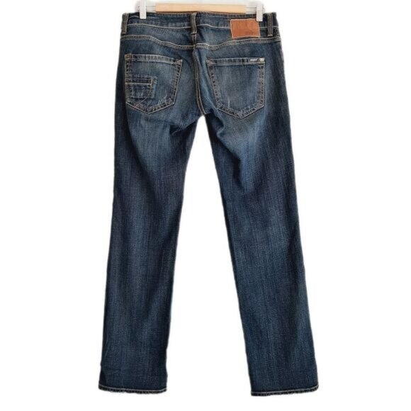 MAVI | Patti Straight Faded & Distressed Ripped  Blue Jeans Sz 28 - Picture 2 of 13